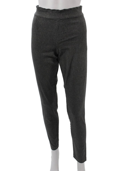 Avenue Montaigne Womens Dark Gray Ankle Cropped Leggings Size 12
