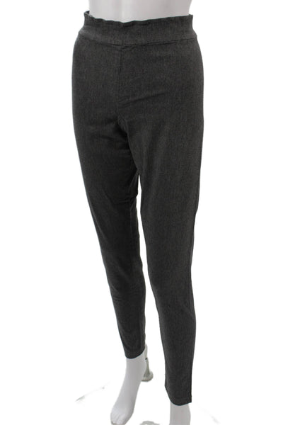 Avenue Montaigne Womens Dark Gray Ankle Cropped Leggings Size 12