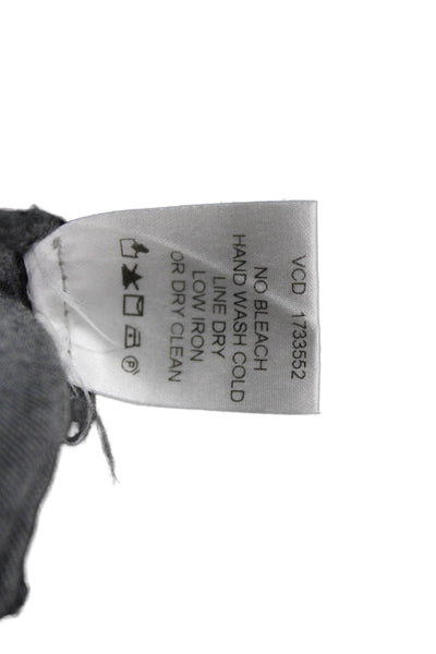 Avenue Montaigne Womens Dark Gray Ankle Cropped Leggings Size 12