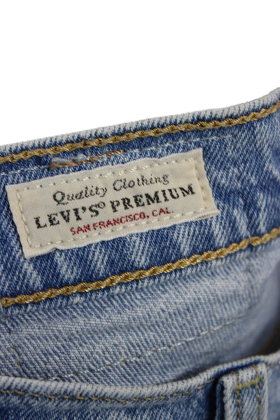 Levi's Men Cropped Straight Light Blue Mid Rise Jeans Size 29