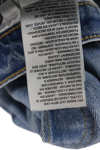 Levi's Men Cropped Straight Light Blue Mid Rise Jeans Size 29