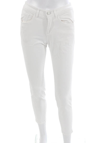 G/Fore Women Cropped Ankle Pants White Size 0