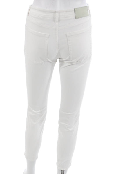G/Fore Women Cropped Ankle Pants White Size 0