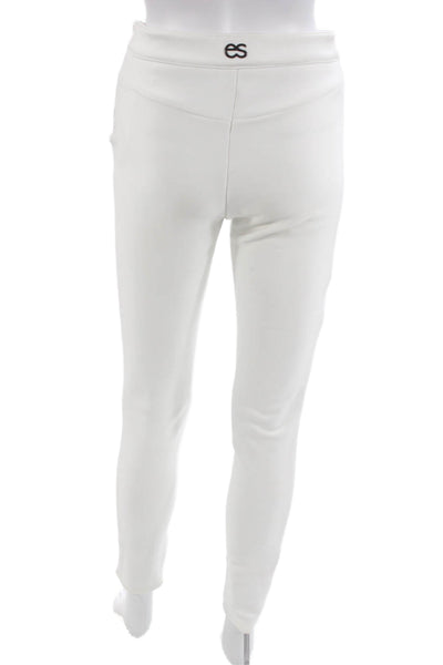 Erin Snow Womens Snow Pants White Zip 26in Inseam Size 2