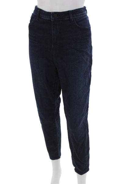 L'Agence Women Ankle Skinny High Rise Dark Blue Jeans Size 34