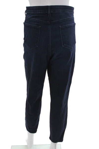 L'Agence Women Ankle Skinny High Rise Dark Blue Jeans Size 34