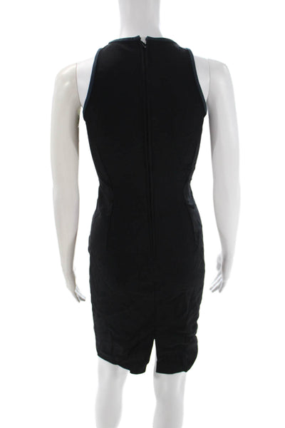 Stella McCartney Womens Bodycon Sheath Dress Dark Blue Sleeveless Size 38