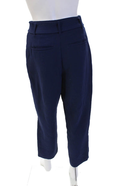 Wilfred Women Dark Blue Paperbag Ankle Cropped Pants Size 6