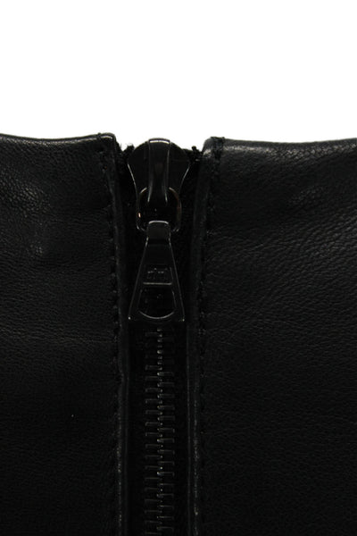 Narciso Rodriguez Women A-Line Silk Black Knee Length Dress Size 40