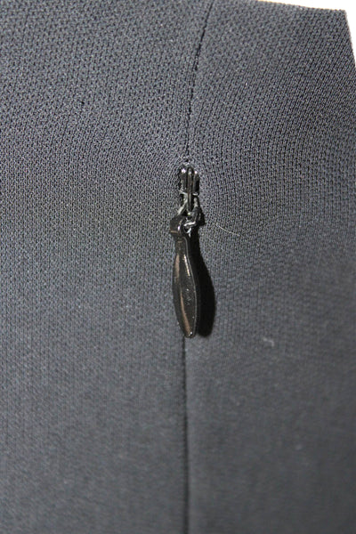 Banana Republic Women Black Sheath Dress V-Neck Sleeveless Knee-Length Size 6