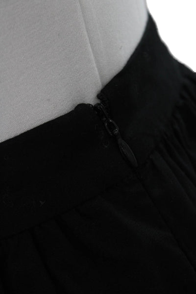 Wayf Womens A-Line Midi Skirt Black Size XS