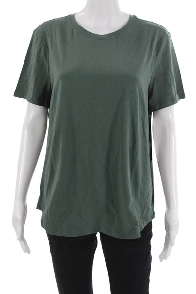 Lululemon Mens Green Crew Neck Short Sleeve T-Shirt Size 10