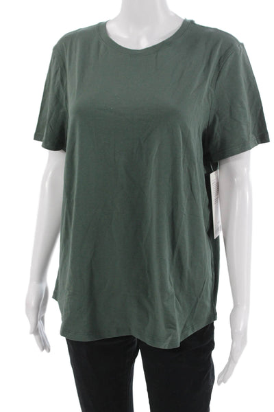 Lululemon Mens Green Crew Neck Short Sleeve T-Shirt Size 10