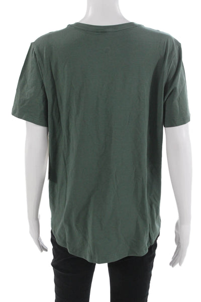 Lululemon Mens Green Crew Neck Short Sleeve T-Shirt Size 10