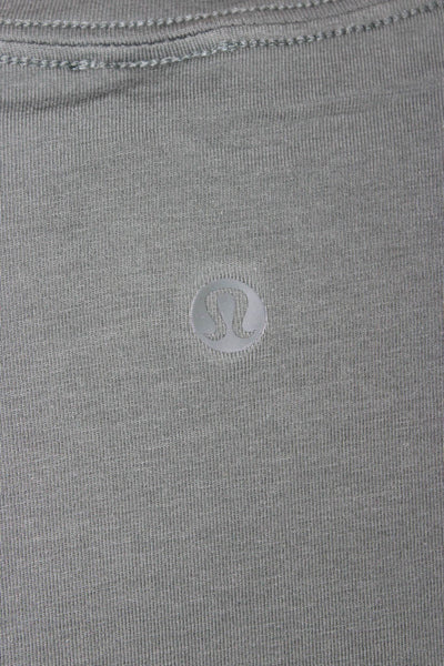 Lululemon Mens Green Crew Neck Short Sleeve T-Shirt Size 10