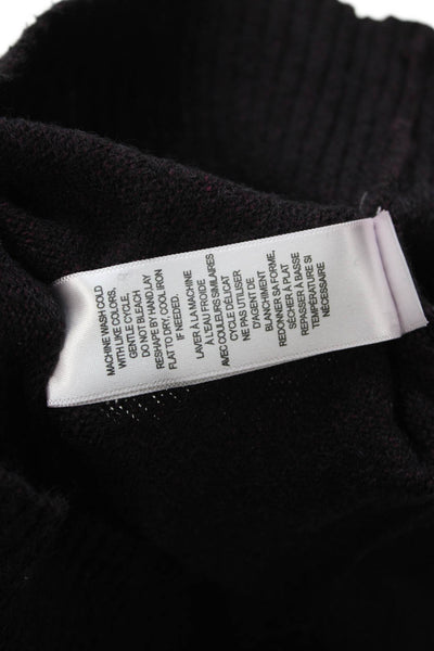 Beach Lunch Lounge Unisex Black Cashmere Turtleneck Pullover Size XS