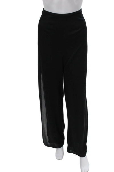 Adrianna Papell Womens Dress Pants Black Zip Polyester Classic Size 6
