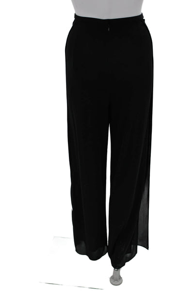 Adrianna Papell Womens Dress Pants Black Zip Polyester Classic Size 6