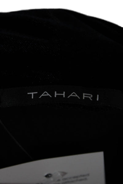 Tahari Womens Mock Neck Sleeveless Tunic Black Size M