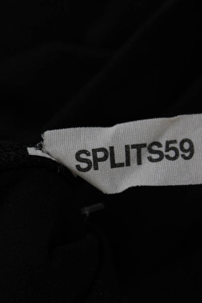 Splits 59 Womens Black Solid Ankle Jeggings Size S