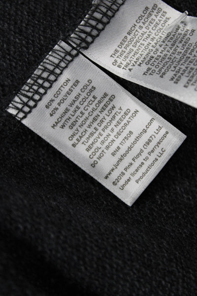 Junk Food Womens Dark Gray Pullover Sweatshirt Rock Crew Neck Size XL