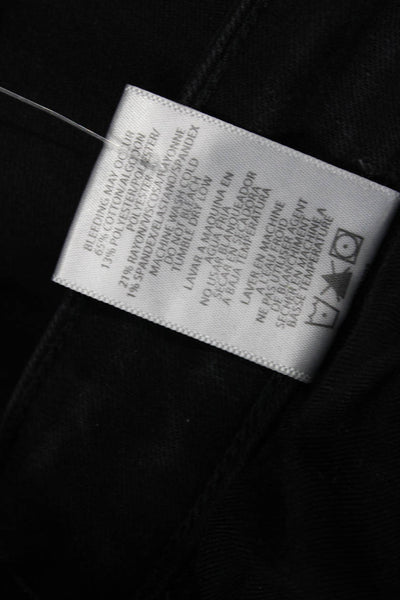Hidden Women Cropped Ankle Jeans Black High Rise Size 31