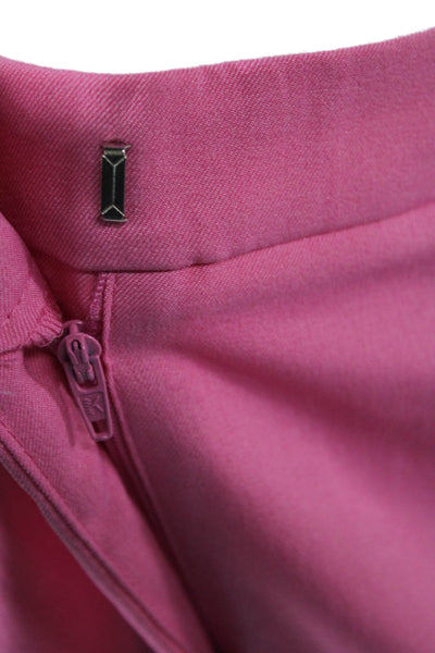Asos Women Ankle Cropped Dress Pants Pink Size 6