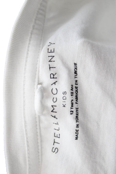 Stella McCartney Kids Childrens Girls Tee Shirt White Cotton Size 14