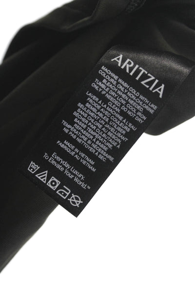 Aritzia Women Bodycon Maxi Dress Dark Gray Sleeveless Size L