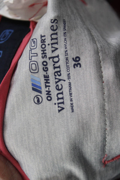 Vineyard Vines Mens Pink Chino Shorts Beach Size 36