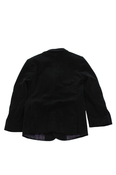 Isaac Mizrahi Childrens Boys Two Button Blazer Jacket Black Size 8