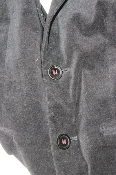 Isaac Mizrahi Childrens Boys Two Button Blazer Jacket Black Size 8