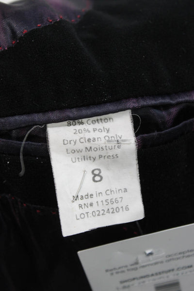 Isaac Mizrahi Childrens Boys Two Button Blazer Jacket Black Size 8