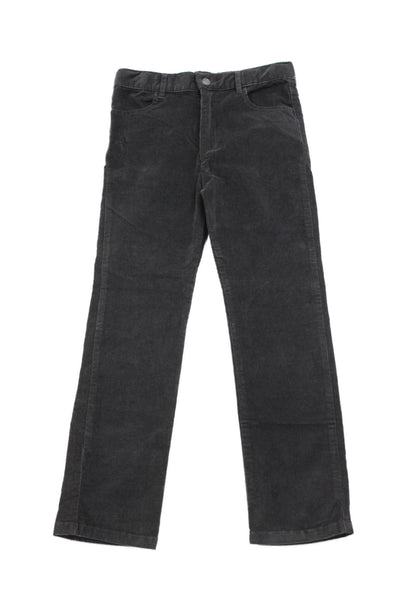 Appaman Childrens Boys Corduroy Pants Grey Cotton Size 10