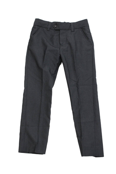 Appaman Childrens Boys Slim Leg Dress Pants Grey Size 7