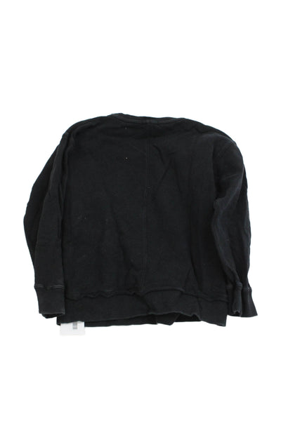 Appaman Childrens Boys Long Sleeves Sweatshirt Black Cotton Size 10