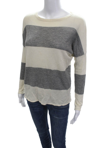 Brochu Walker Unisex Beige Cashmere Pullover Sweater Size PP