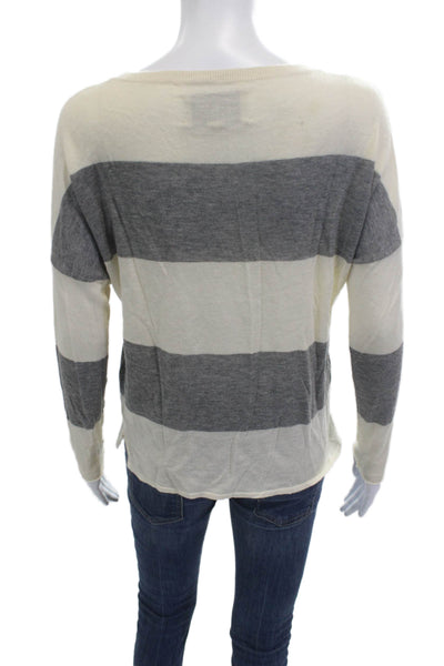 Brochu Walker Unisex Beige Cashmere Pullover Sweater Size PP