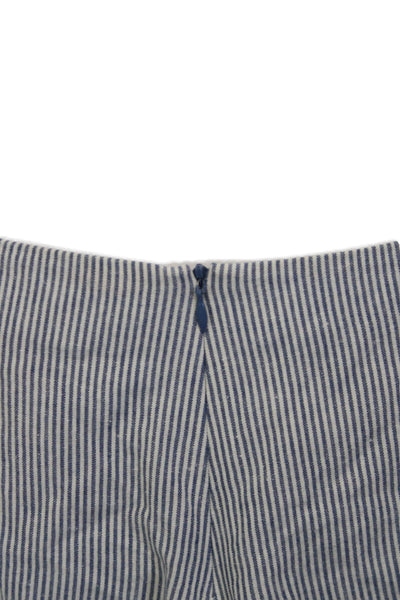 Rag & Bone Unisex Blue Striped Silk Cotton Beach Shorts Size 2