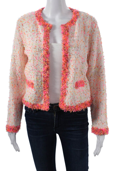 Zara Womens Beige Long Sleeve Jacket Polyester Cotton Acrylic Size S
