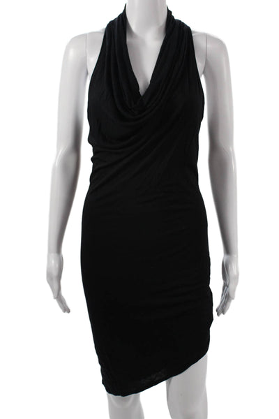 Helmut Womens Bodycon Tank Dress Black Sleeveless Designer Size 0P