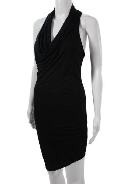 Helmut Womens Bodycon Tank Dress Black Sleeveless Designer Size 0P
