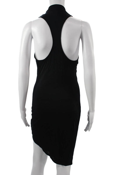Helmut Womens Bodycon Tank Dress Black Sleeveless Designer Size 0P
