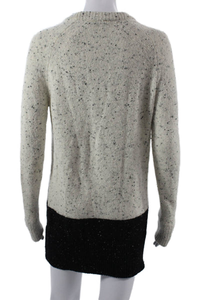White + Warren Unisex Cashmere Pullover Beige Sweater Size XS