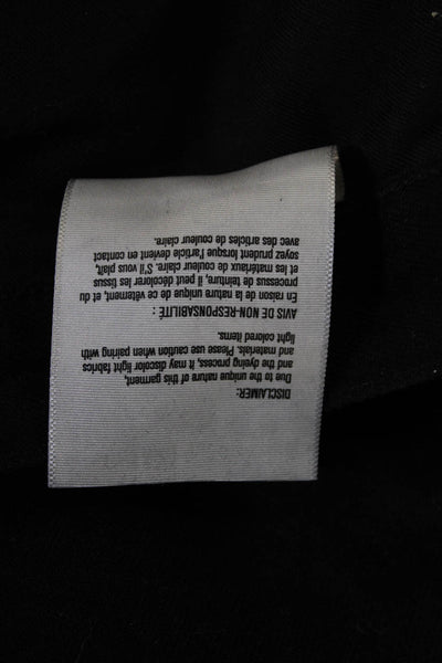 3x1 NYC Women Black Cropped Jeans High Rise 27 Inseam 100% Cotton Size 30
