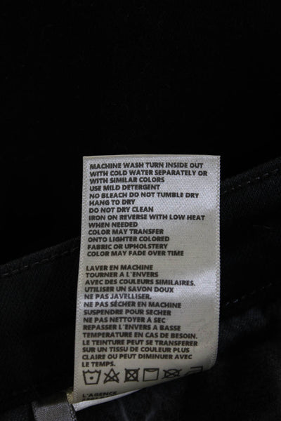 L'Agence Women Ankle Cropped Black Pants Size 30