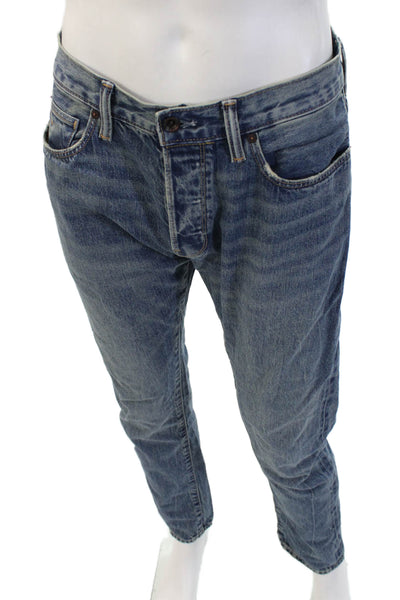 Todd Snyder Mens Straight Tapered Blue Cotton Jeans Size 31