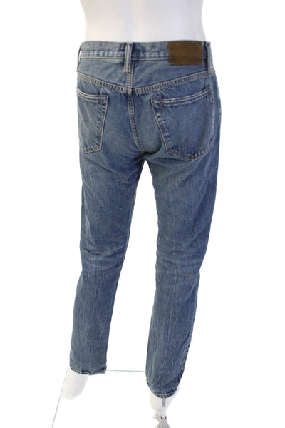 Todd Snyder Mens Straight Tapered Blue Cotton Jeans Size 31
