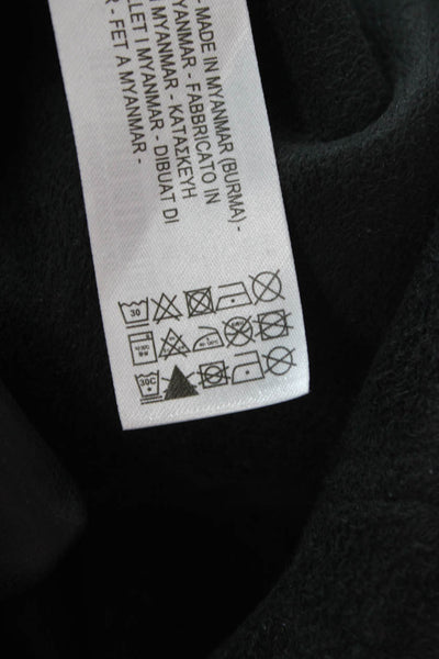 Zara Unisex Biker Black Polyurethane Button Shorts Size XS