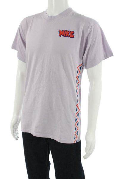 Nike Mens Purple Cartoon Graphic Cotton Crew Neck Short Sleeve T-Shirt Size S